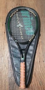 PRINCE TRIPLE THREAT GRAPHITE MIDSIZE  4 3/8 Strung NXT @60LBS w/ Cover