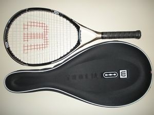 WILSON nCODE n2 OS 121 TENNIS RACQUET  27.5"  4 1/2  (NEW STRINGS)