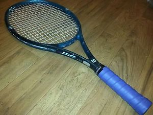 Wilson Staff 4.8 si 110 Dual Taper Old School Tennis Racket/Racquet 4 1/2''