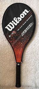 WILSON AVENGER SPS TENNIS RAQUET MID PLUS FRAME WITH COVER //FREE SHIPPING//