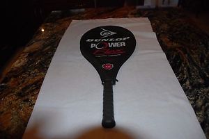 Dunlop "Power Flex" Oversize Widebody Tennis Racquet 4 1/2 Grip & Racquet Cover