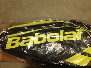 Babolat Pure Black/Fluo Yellow 12 Pack Bag