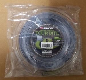 Solinco Tour Bite 18 Gauge 1.15mm 656 Feet 200 Meters Tennis String Reel