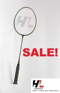 (ON SALE!!) HL Venom - 60 Cobra Badminton Racket (Racquet) Green