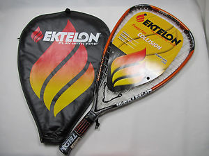 Ektelon PowerFan Collision Racquetball Racquet w Case 3 5/8 Power Level 1000 NEW