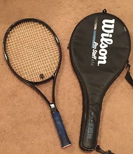 Wilson Pro Staff 4.5 si Oversize 4 3/8 Tennis Racquet with Case,110 sq in  OS