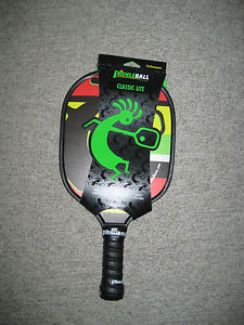 NEW N/PACKAGE CLASSIC LITE FIBER GLASS XL CARBON PICKLEBALL NOW PADDLE
