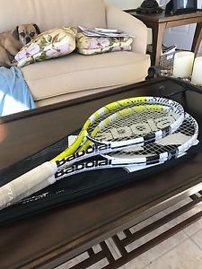 Tennis racquet - Two slightly used Babolot XS 102 with carrying bag included