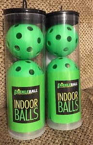 NEW Pickleball Now Indoor Balls Green 6ct ~ FREE SHIPPING