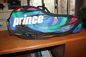 Prince Longboard Tennis Racquet Bag - Vintage 1990's, Mutli Colored