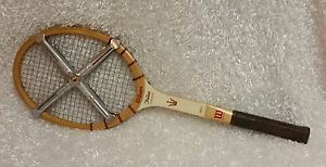 Vintage Jack Kramer Autograph Wood Tennis Racquet w/Zephyr Press Made in USA