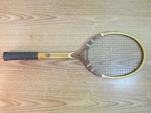 Vintage Davis Imperial Wood Tennis Racquet With Press 4M