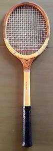 Vintage Wilson Ellsworth Vines Blue Ace Tennis Racket Racquet 27" Wood EUC