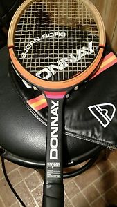 VINTAGE Donnay Bjorn Borg  Allwood Wood Composite Tennis Racquet 70s COLLECTIBLE