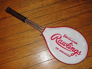 VINTAGE RAWLINGS JOHN NEWCOMBE "TIE BREAKER" TENNIS RACKET W/ COVER