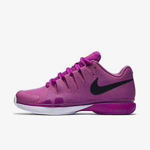Nike Women's Vapor Tour 9.5 Tennis Shoes Sizes 7 8 Violet Black White 631475-505