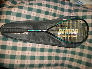 PRINCE TENNIS SQUASH RACQUET EXTENDER OF THUNDER TEARDROP SHAPE & CASE CL737821