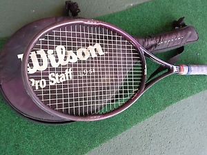 WILSON PRO STAFF 4.9 si Graphite Tennis Racquet Racket 110 sq in with Bag
