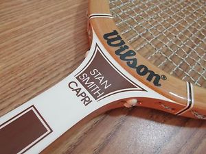 Vintage Wilson Stan Smith Capri Wood Tennis Racquet 4 3/8