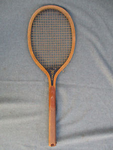 VINTAGE 1930s-1940s DRAPPER & MAYNARD D&M SPORTING GOODS WOOD TENNIS RACKET