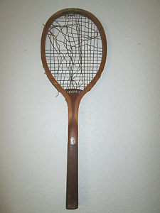 Vntg McClurg "Favorite" Wood Tennis Racket - Great For Pinterest / Etsy Crafting