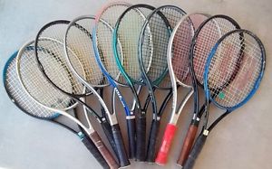 Wilson Tennis Racquet Lot 10 Racquets 1990's/2000's