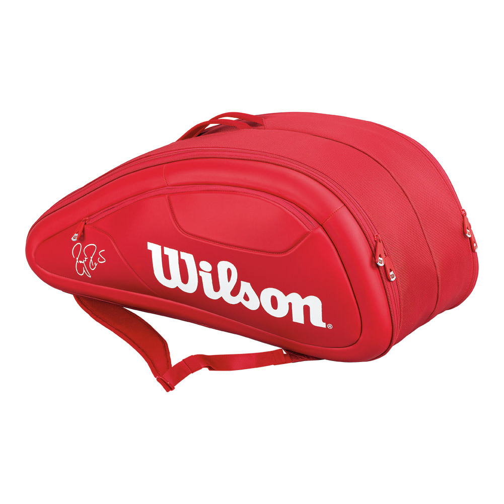Federer DNA 12 Pack Tennis Bag Red