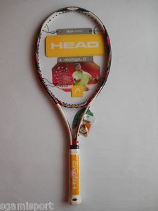 RAQUETA TENIS HEAD PRESTIGIOSO TEAM NUEVA VARIANTE BLANCO/ROJO/NERO MICROGEL