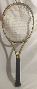 Snauwaert Fashion Line Ellipse Grand-F Tennis Racket 4 4 1/2 Gold Racquet Rare