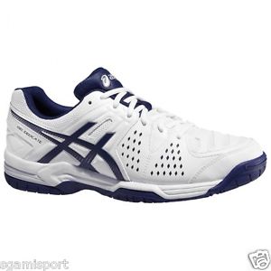 ASICS Scarpa Tenis Gel Dedicado E507Y 0150 Ocio Blanco/Blue/Plata