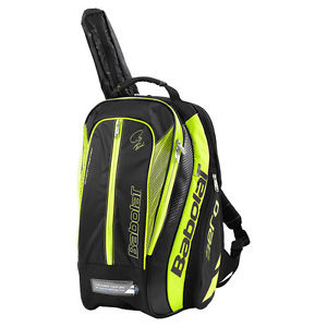 Pure Aero Tennis Backpack Black and Yellow
