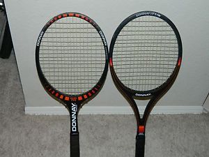 Vintage Donnay Bjorn Borg Pro Tennis Racquet PLUS Donnay ITT/18 Midsize  WOW!!