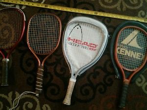Racquetball Racquets lot of 4 Leach / Rogue / Head / Leach Bandido