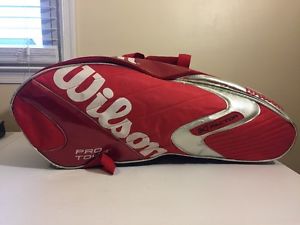 Extra Large WILSON K-FACTOR Pro TOUR RACQUET Sports Multi Racket TENNIS BAG