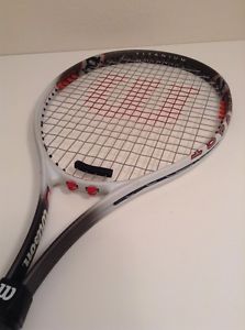 Wilson Impact Titanium Soft Shock Tennis Racquet L3 4 3/8