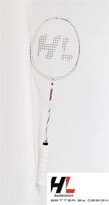 HL Snow Dragon Badminton Racket (Racquet) White