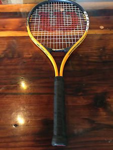 Wilson Energy Titanium Soft Shock 3 Tennis Racquet Orange / Black L3 4-3/8 Grip