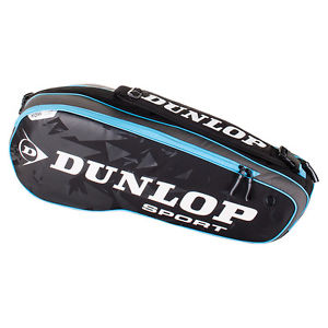 Performance 3 Racquet Tennis Bag Black and Blue