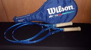 2 Wilson Tennis Rackets, Model FPK 110, L3, L4