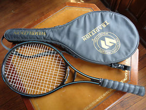 Wimbledon Tradition Graphite / Glass Fibres Tennis Racquet w/ Sling Cover
