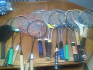 Lot Of 17 tennis rackets