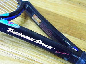NEW STRINGS Prince ThunderStick Longbody 900pl Midplus Racquet 4 1/4
