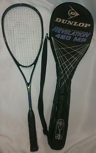 DUNLOP REVELATION 420 MP SQUASH RACQUET OVERSIZE COMPOSITE Power Shaft Zone