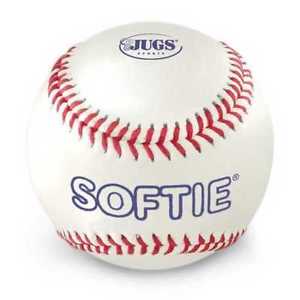 JUGS Softie Leather Baseballs One Dozen (12) Practice Training Balls