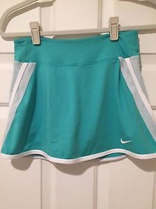 Nike Dri-Fit Blue Green & White Tennis / Running Skort  - Women's Size S -EUC