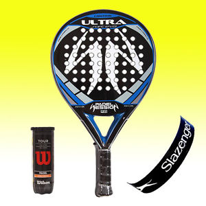 PALA DE PADEL MARCA PADEL SESSION ULTRA NUEVA. PROTECTOR DE BORDE Y BOLAS GRATIS