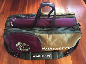 Rare Vintage Wimbledon Tennis Bag - Awesome design! Free Priority Mail shipping!