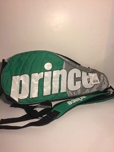 NEW PRINCE Tour Team 6 Pack Racquet Bag In Green, White And Black.