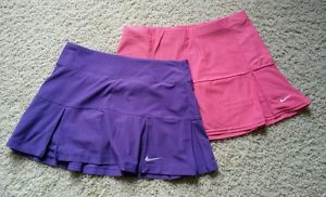Lot of 2 Women's Nike Dri-Fit Tennis Running Skirt/Skort/Shorts SZ S