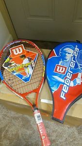 Wilson 23in Tennis Racquet. Roger federer edition junior racquet. Ages 6-8 NEW
